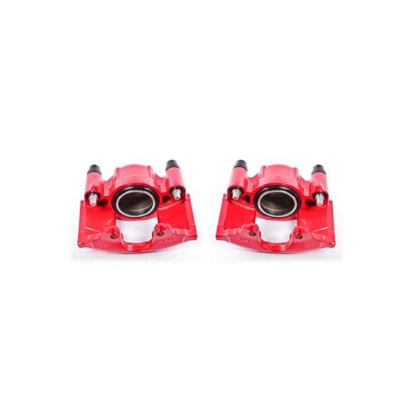 Power Stop 90-93 Cadillac Commercial Chassis Front Red Calipers w/o Brackets - Pair