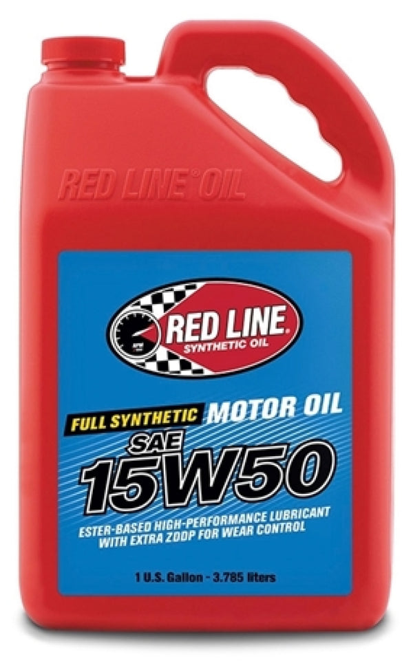 Red Line 15W50 Motor Oil 1 Gallon - Case of 4