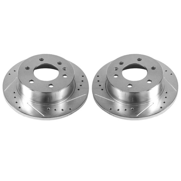 Power Stop 07-09 Dodge Sprinter 2500 Rear Evolution Drilled & Slotted Rotors - Pair