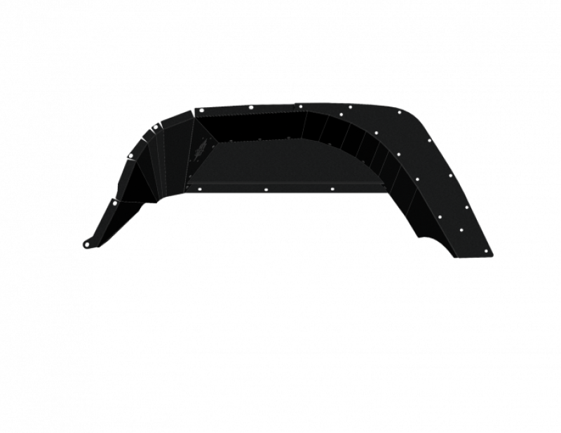 Road Armor 18-21 Jeep Gladiator JL Stealth Rear Fender Liner JL Body Armor Black Steel