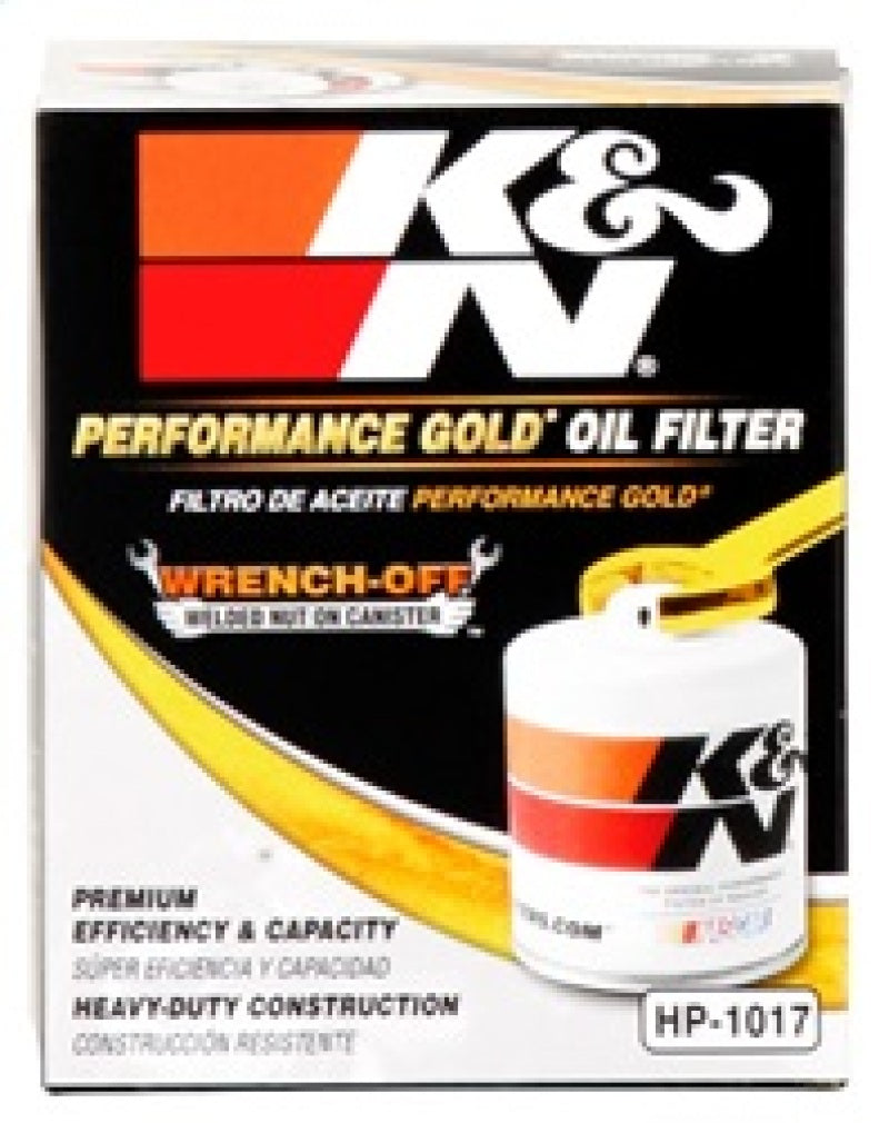 K&N 3.74inch / 2.98 OD Performance Gold Oil Filter