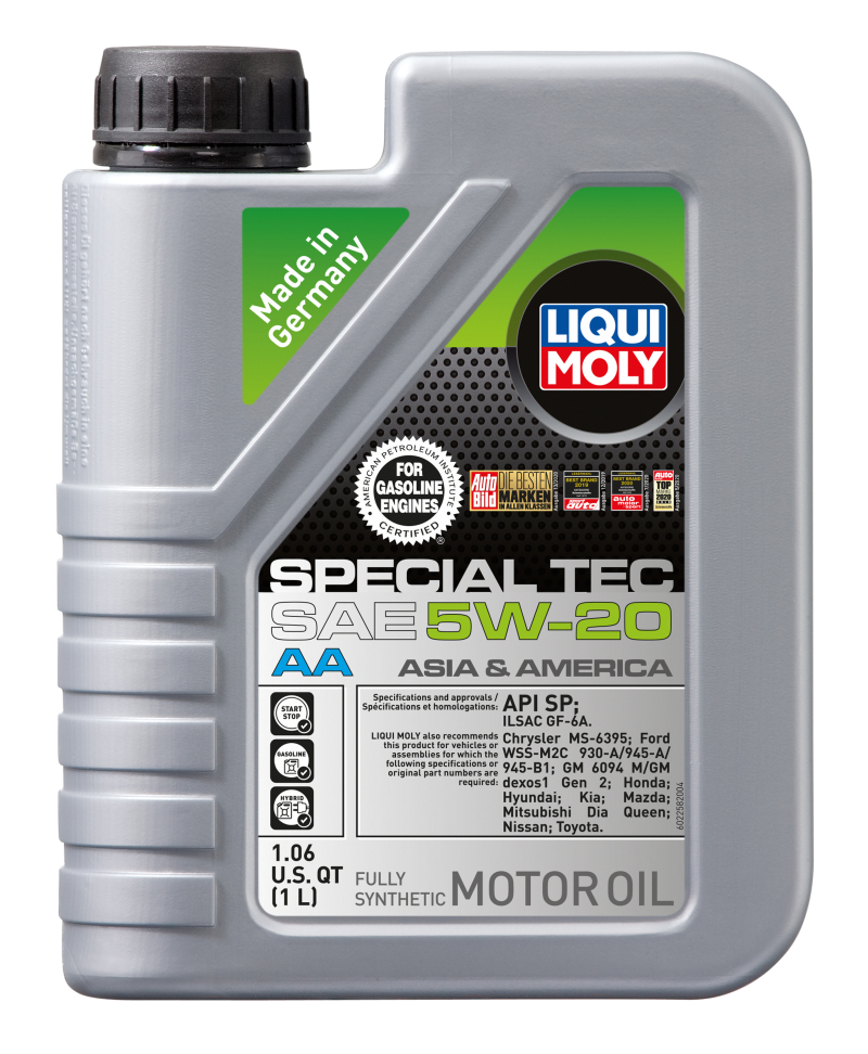 LIQUI MOLY 1L Special Tec AA Motor Oil 5W20 - Case of 6