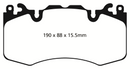 EBC 13+ Land Rover Range Rover 3.0 Supercharged Greenstuff Front Brake Pads