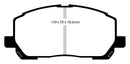 EBC 00-03 Toyota Highlander 2.4 2WD Greenstuff Front Brake Pads