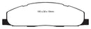 EBC 09-11 Dodge Ram 2500 Pick-up 5.7 2WD/4WD Ultimax2 Rear Brake Pads