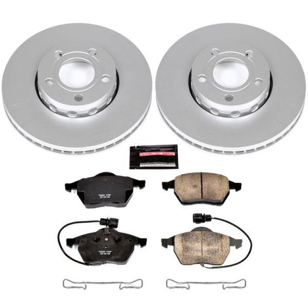 Power Stop 95-97 Audi A6 Front Z23 Evolution Sport Coated Brake Kit