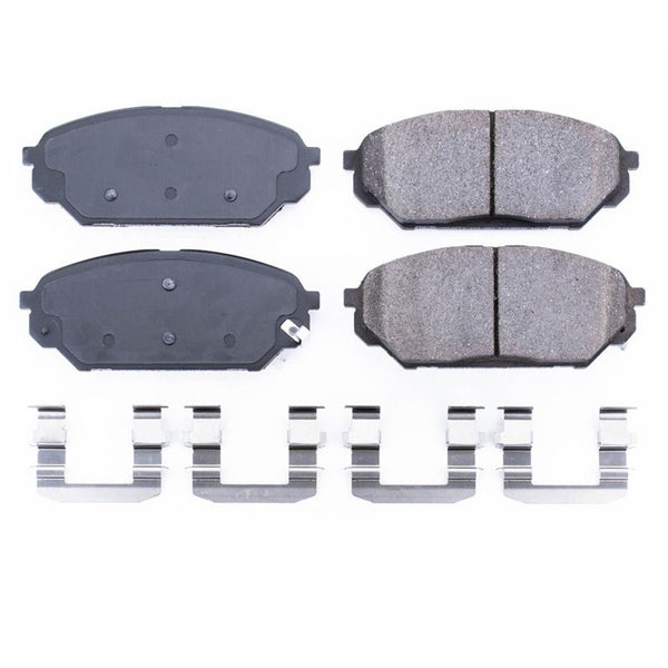 Power Stop 07-12 Hyundai Veracruz Front Z17 Evolution Ceramic Brake Pads w/Hardware