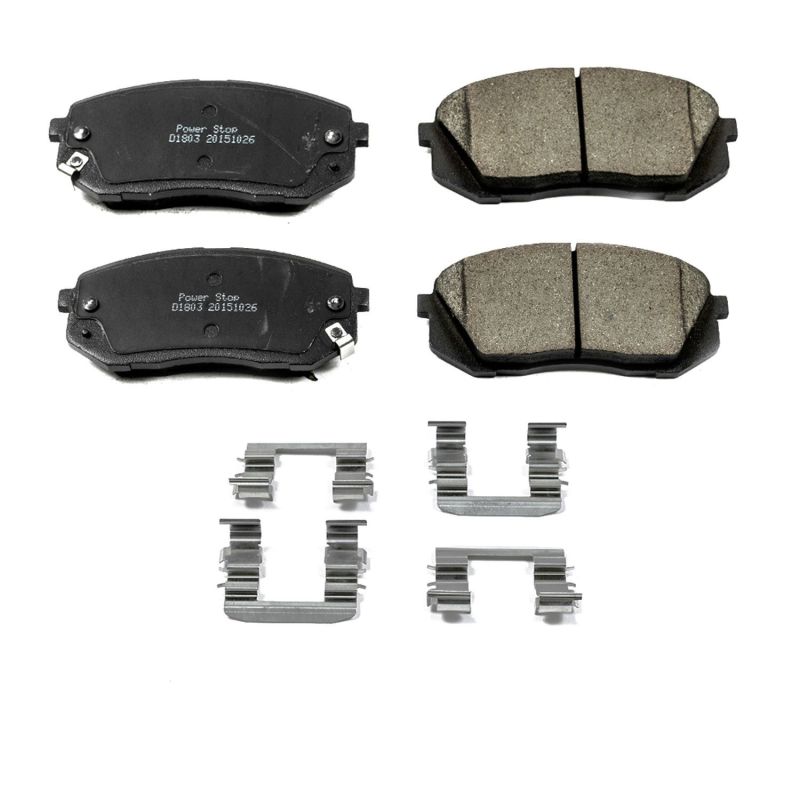 Power Stop 15-16 Hyundai Sonata Front Z17 Evolution Ceramic Brake Pads w/Hardware