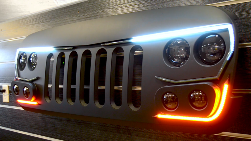 Oracle VECTOR Jeep Wrangler JK Grille Display