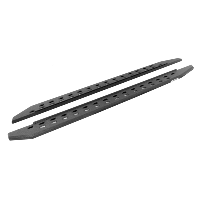 Go Rhino RB20 Slim Running Boards - Bedliner - 87in