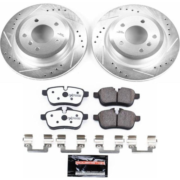 Power Stop 11-16 BMW Z4 Rear Z26 Street Warrior Brake Kit