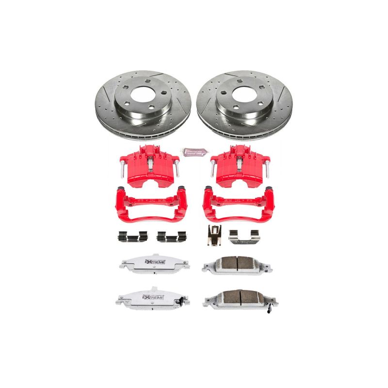 Power Stop 04-05 Chevrolet Classic Front Z26 Street Warrior Brake Kit w/Calipers