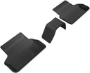 3D MAXpider 2017-2020 BMW 5 Series G30/G31 Kagu 2nd Row Floormats - Black