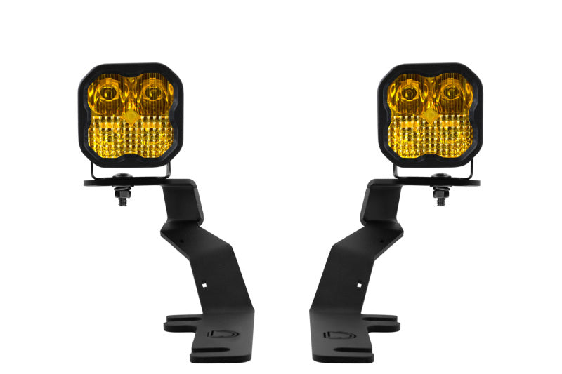 Diode Dynamics 15-20 Ford F-150/Raptor Sport SS3 LED Ditch Light Kit - Yellow Combo