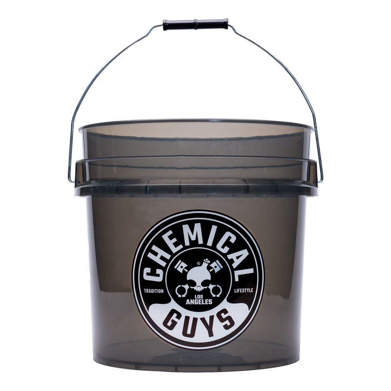 Chemical Guys Heavy Duty Detailing Bucket Smoked Black (4.5 Gal) - Case of 12