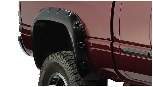 Bushwacker 94-01 Dodge Ram 1500 Fleetside Pocket Style Flares 2pc 78.0/96.0in Bed - Black