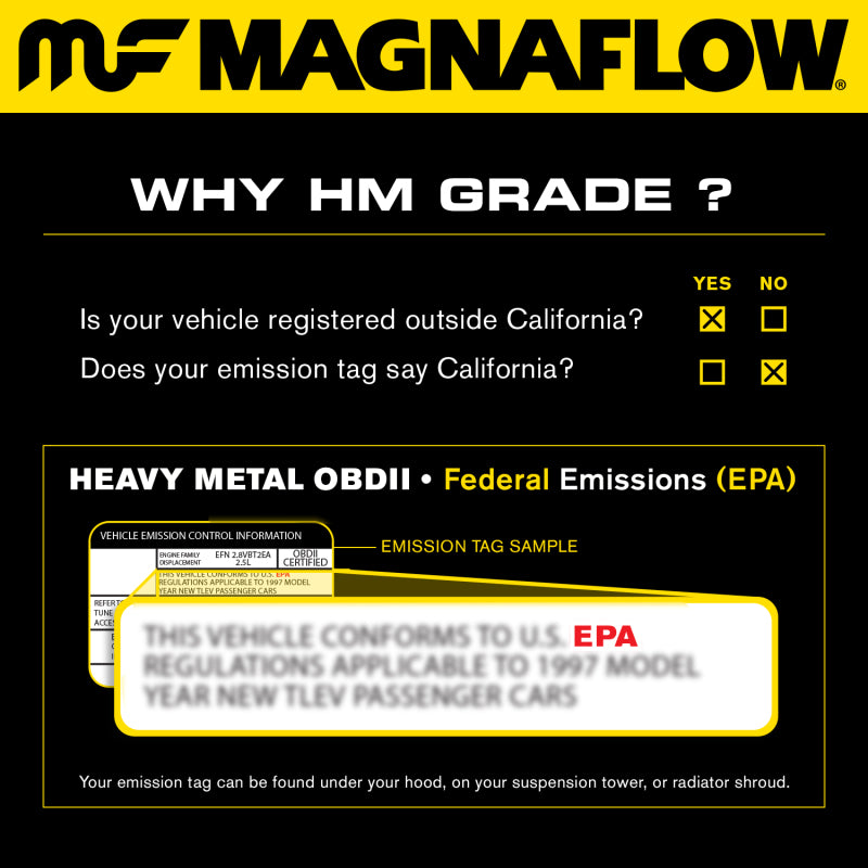 MagnaFlow Conv DF 96-98 BMW 328 2.8L