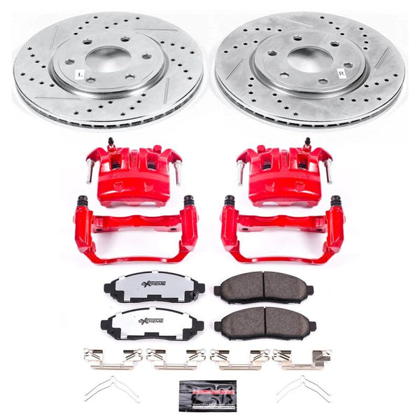 Power Stop 05-18 Nissan Frontier Front Z36 Truck & Tow Brake Kit w/Calipers