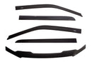 AVS 15-18 Chevy Silverado 2500 Crew Cab Ventvisor & Aeroskin Deflector Combo Kit - Matte Black
