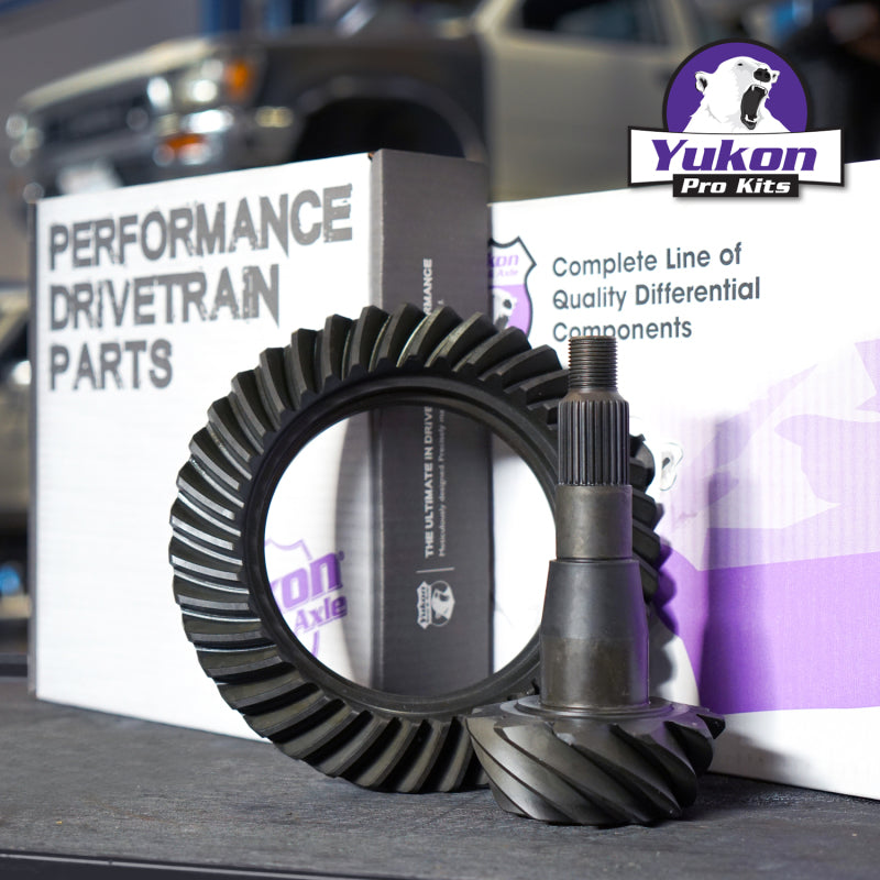 Yukon 10.5in Ford 4.56 Rear Ring & Pinion Install Kit 35 Spline Positraction