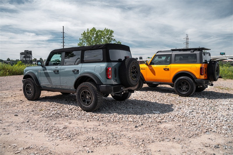 Corsa 21-22 Ford Bronco 2.3L Turbo 2.75in Cat-Back Single Exhaust w/ 4in Straight-Cut Polished Tips