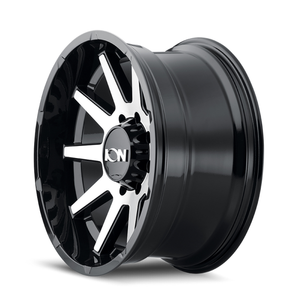 ION Type 143 20x9 / 8x165.1 BP / 0mm Offset / 125.2mm Hub Black/Machined Wheel