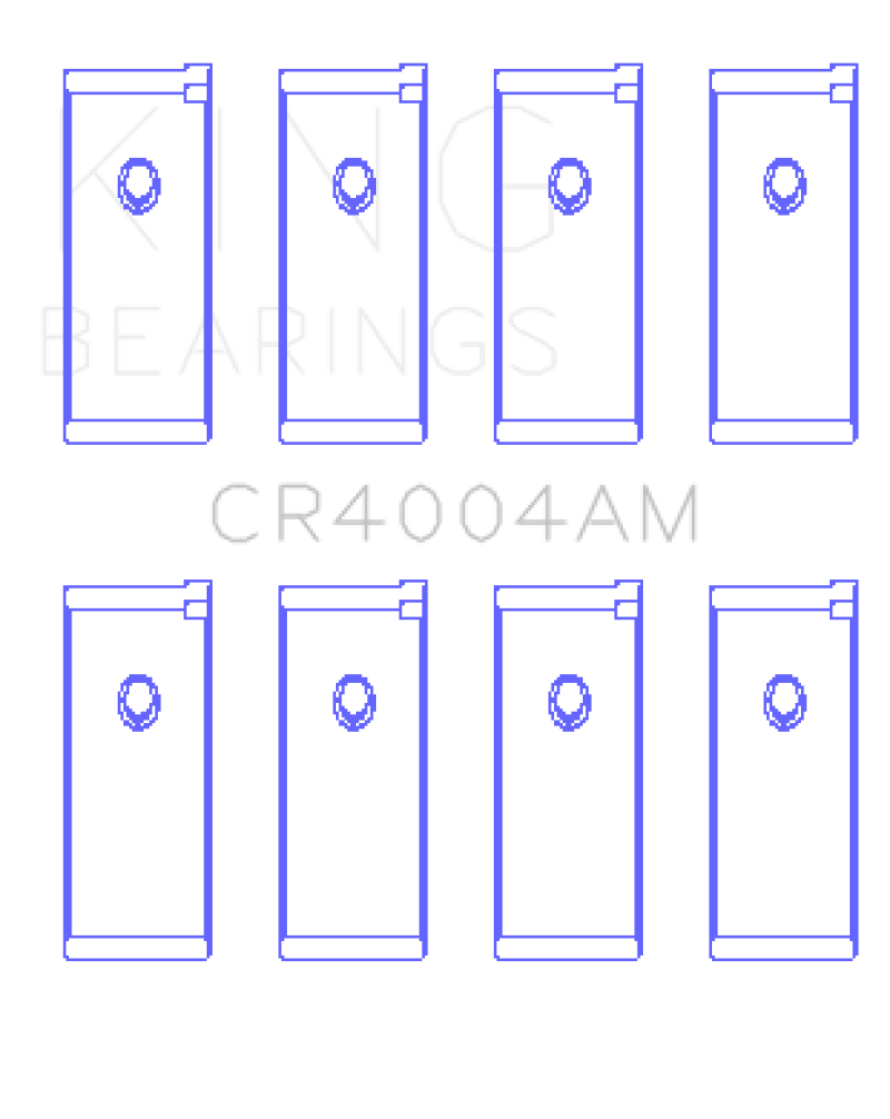 King Isuzu 4XC1/4XC1T 1.5L (Size STD) Rod Bearing Set