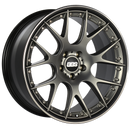 BBS CH-RII 21x10.5 5x120 ET35 Satin Platinum Center Black Lip SS Rim Prot Wheel -82mm PFS/Clip Req
