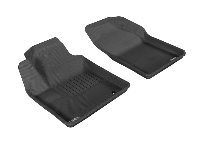 3D MAXpider 2007-2010 Chrysler Sebring Sedan Kagu 1st Row Floormat - Black