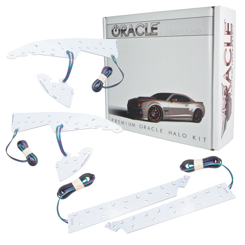 Oracle 14-15 GMC Sierra Headlight DRL Upgrade Kit - ColorSHIFT w/ 2.0 Controller