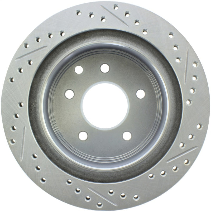 StopTech Select Sport Nissan Slotted and Drilled Right Rear Rotor