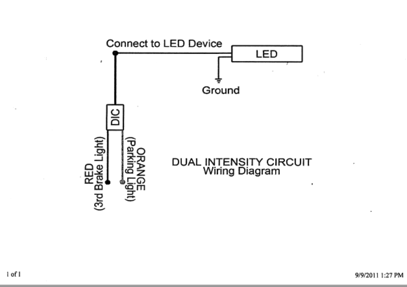 Oracle 60-100 Dual Intensity Circuit