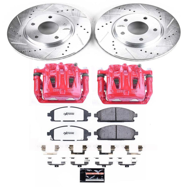 Power Stop 04-09 Nissan Quest Front Z36 Truck & Tow Brake Kit w/Calipers