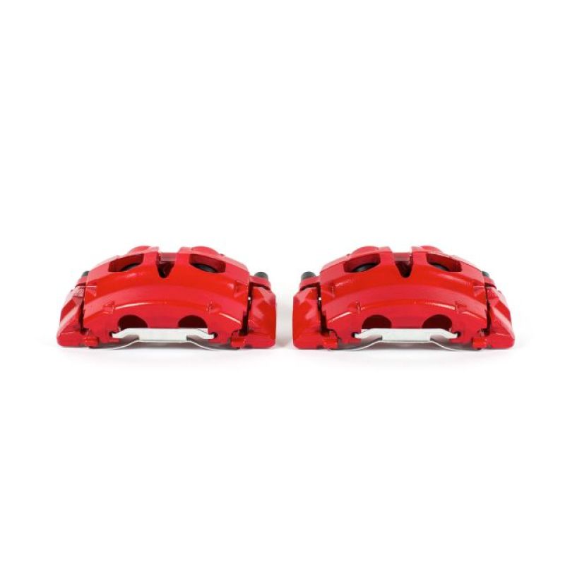 Power Stop 07-09 Ford Expedition Front Red Calipers w/Brackets - Pair