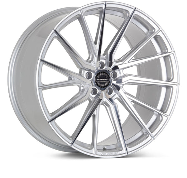 Vossen HF-4T 22x9 / 5x120 / ET30 / Flat Face / 72.56 - Silver Polished - Right