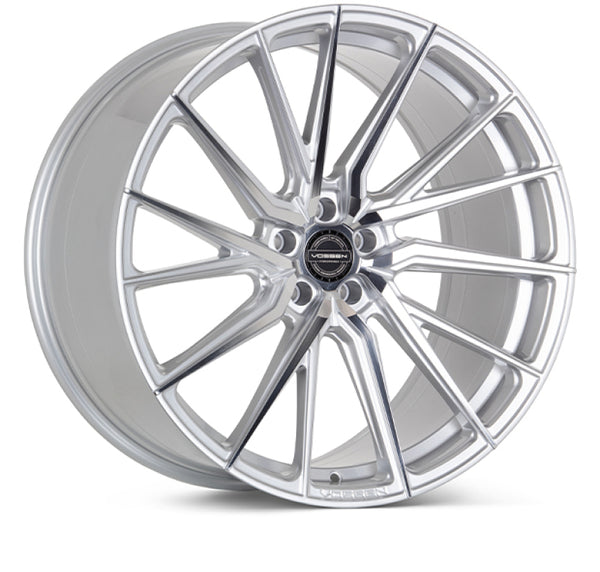 Vossen HF-4T 21x10.5 / 5x120 / ET38 / Deep Face / 72.56 - Silver Polished - Left