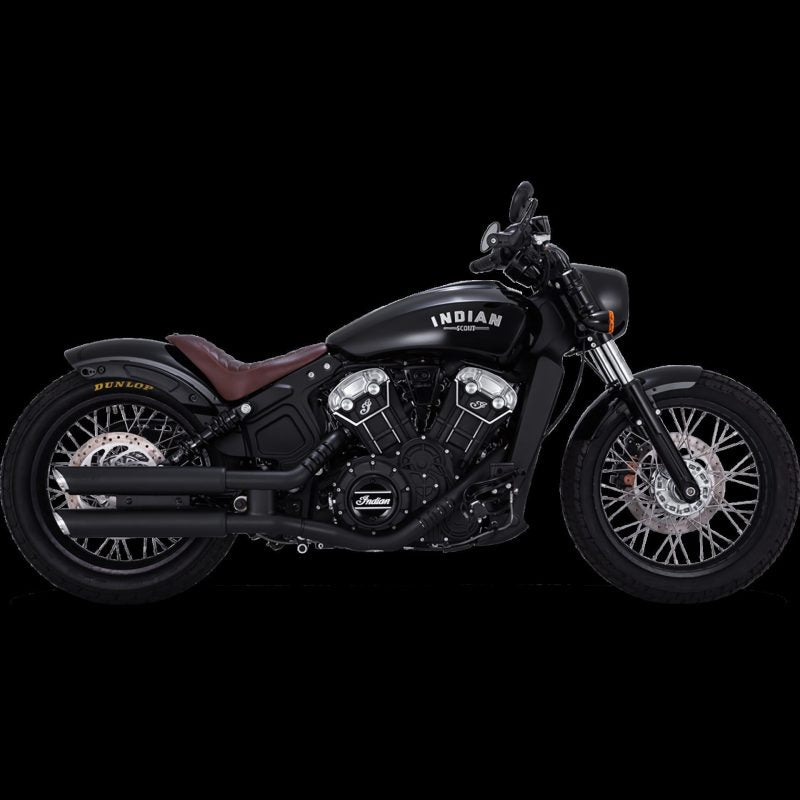 Vance and Hines 3 Twin Slash Slip-Ons Pcx Blk