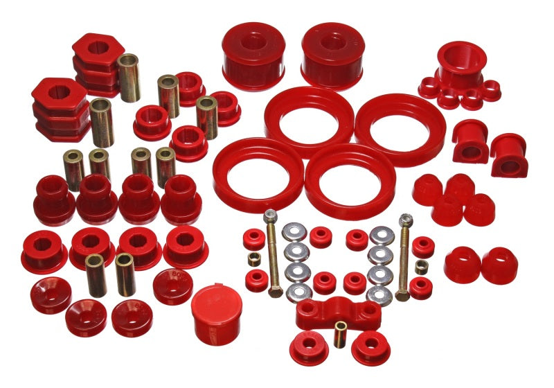 Energy Suspension 96-00 Honda Civic/CRX Red Hyper-Flex Master Bushing Set