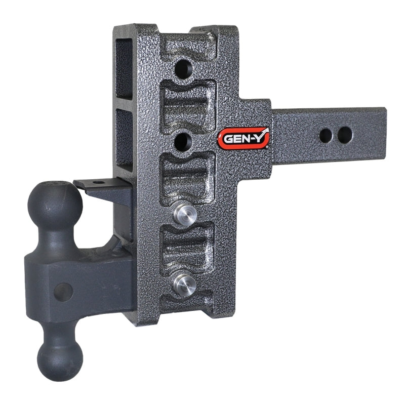 Gen Y Mega Duty 2.5In Shank 6In Offset Drop 32K Hitch w/ GH-0161 Dual-Ball w/ GH-0162 Pintle Lock