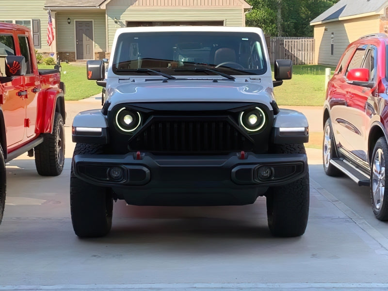 Oracle Jeep JL/Gladiator JT Oculus Switchback Bi-LED Projector Headlights - Amber/White Switchback