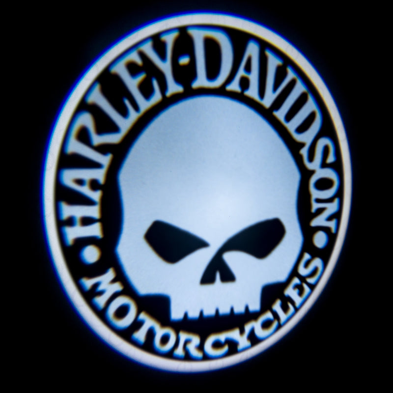 Oracle Door LED Projectors - Harley Davidson Skull - Harley Davidson Skull