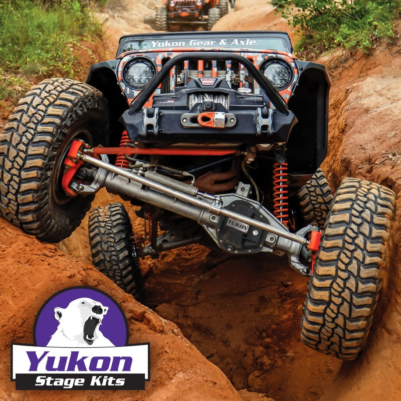 Yukon Gear & Install Kit Package for Jeep Rubicon JL/JT w/ D44 Front & Rear in a 4.88 Ratio Stage 2