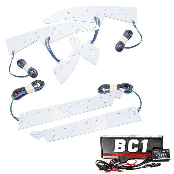 Oracle 14-15 GMC Sierra Headlight DRL Upgrade Kit - ColorSHIFT w/ BC1 Controller
