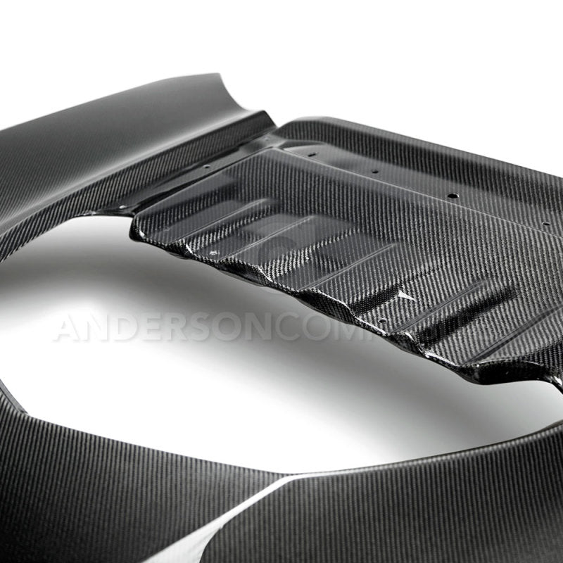 Anderson Composites 2017-2018 Chevrolet Camaro ZL1 1LE Type-OE Style Double Sided Carbon Fiber Hood