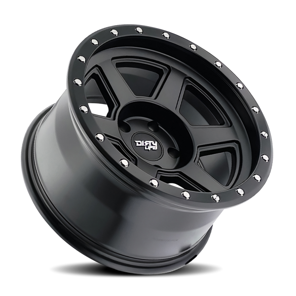 Dirty Life 9315 Compound 17x9 / 6x139.7 BP / -38mm Offset / 106mm Hub Matte Black Wheel