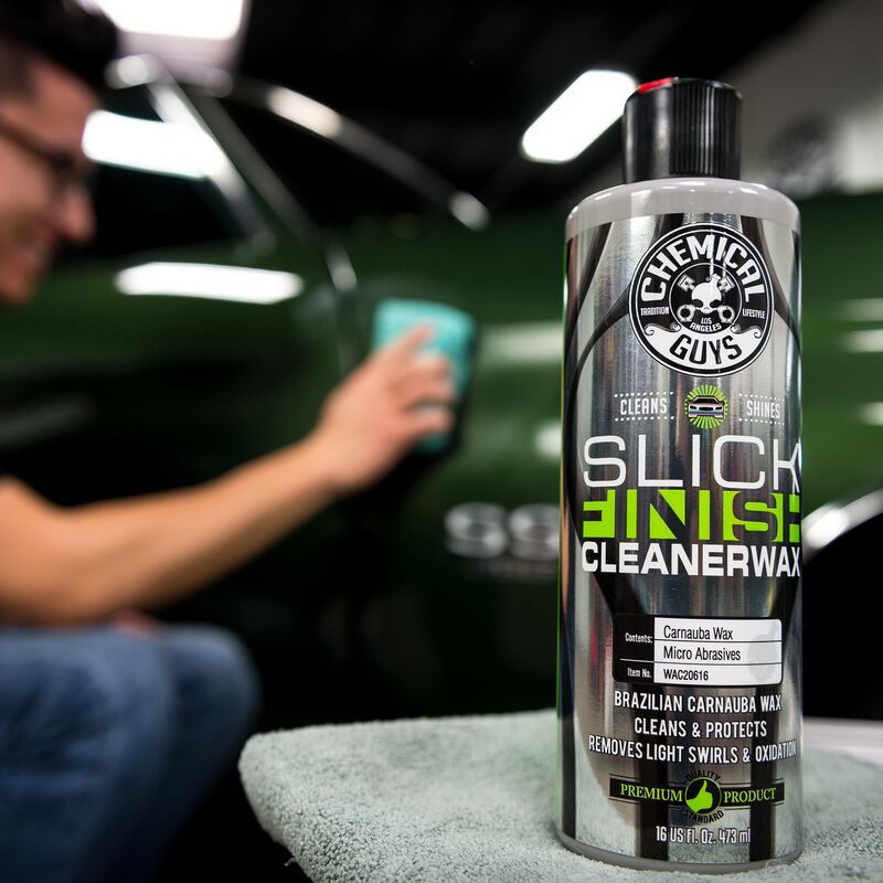 Chemical Guys Slick Finish Cleaner Wax - 16oz - Case of 6