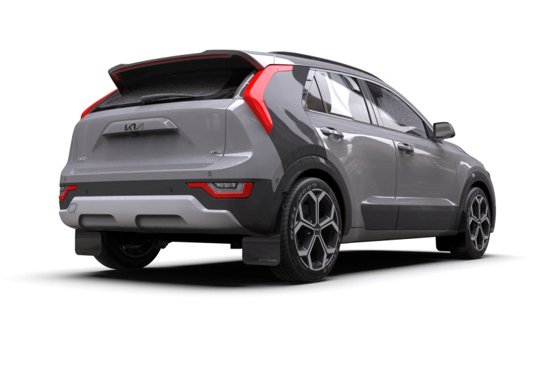 Rally Armor 2023 Kia Niro SG2 Black UR Mud Flap Red Logo