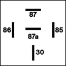Hella Relay 12V 20/40A Spdt Res Sld