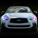 Oracle 14-21 Infiniti Q50 RGB+W Headlight Halo Upgrade Kit - ColorSHIFT