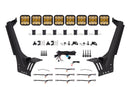 Diode Dynamics Jeep JL SS5 Pro CrossLink Windshield - Yellow Combo Lightbar Kit